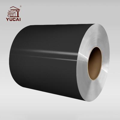 China Pearl Bright/Matte/Frosted Pre-Painted Aluminum 0.12-1.2 mm Thick Black White Color Coated Aluminum Coil Sheet for Roofing for sale