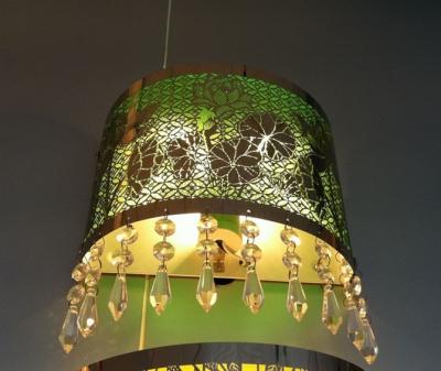 China Bulk Decoration Lampshade Decoration Metal Laser Cut Lampshades For Christmas for sale