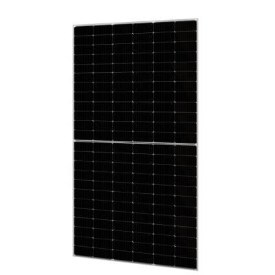 China 25A SANG to 490Watt 10BB half cell 132 cells mono crystalline mono solar panel black comercial quality for sale