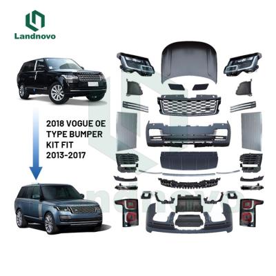 China Car bodykit for Range Rover Vogue Landnovo Hot Sale car bodykit OE styling for Range Rover fashion upgrade l405 bodykit facelift for sale