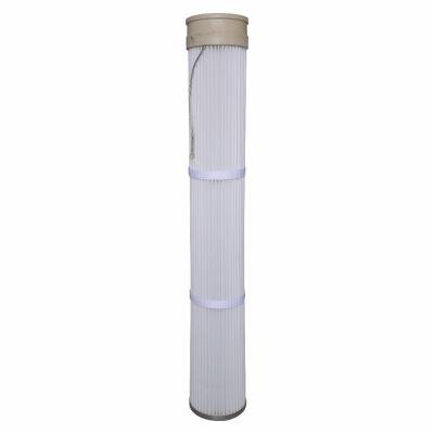 China Industrial Dust System BHA Dust Cartridge Air Filter Polyester Pleated Dust Filter Cartridge for sale