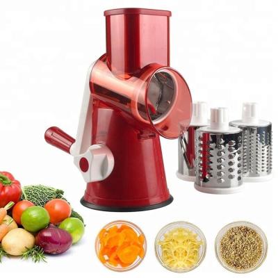 China Sustainable Kitchen Accessories Manual Cheese Grater Blades Potato Carrot Vegetable Fruit Food Slicer Cutter for sale