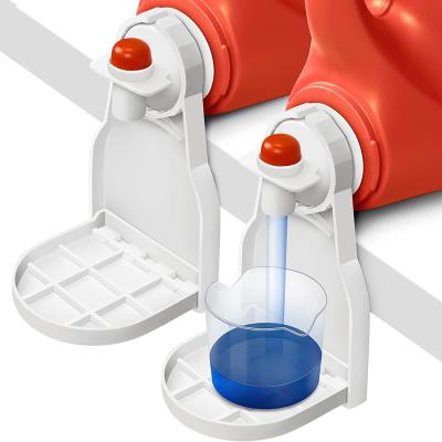 China Viable Laundry Softener Instrument Cup Detergent Organizer Holder And Drip Tray Cather For Dispensing Soap Fished for sale