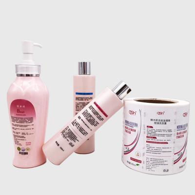 China Anti-counterfeiting professional cosmetic label printing factory direct sales custom transparent label for sale