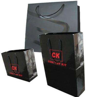 China Recyclable Custom Paper Shopping Shopping Bags With Your Own Logo for sale