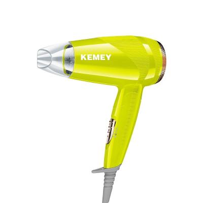 China Best Hair Dryer Kemey Km-6821 Professional Electric Power Generation Foldable Cheap Hair Dryer for sale