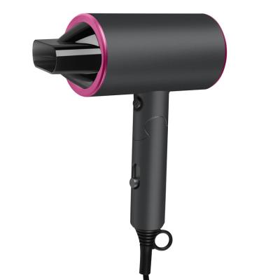 China Foldable Ionic Hair Dryer Blow Dryer with Diffuser and Nozzle Mini Foldable Negative Ion Hair Dryer for sale