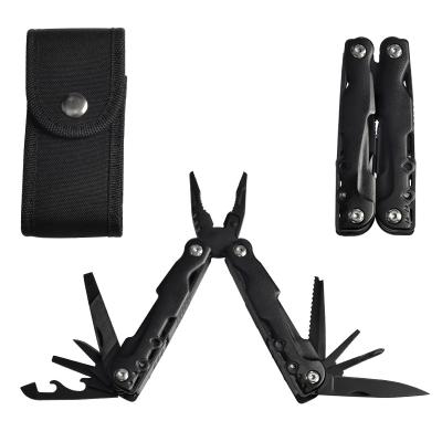 China Ourdoor Ability Custom Logo Quality EDC Military Outdoor Multi Function Folding Pocket Pocket Survival Tool Camping Pliers With Sheath for sale