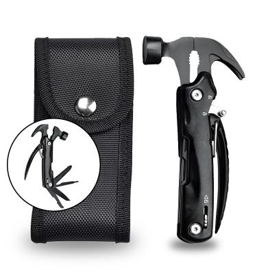 China Ourdoor ativity safety stainless steel survival multi function pliers tool claw hammer with pocket knife for sale