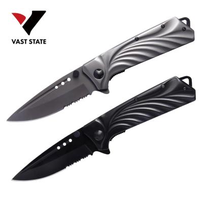 China OEM Non-variable Titanium Coating Tactical Knife Rescue Folding Knife for sale