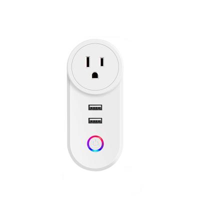 China USB 16A 2 PIN socket socket usb smart socket system KAISI USA smart wifi standard smart socket with usb socket for sale