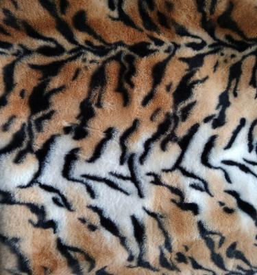 China 2021 Fashions Printed Leopard Fire Retardant Faux Fur for sale