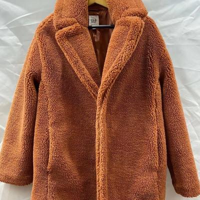 China 2021fashion overcoat women faux fur sherpa overcoat for sale