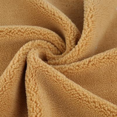 China Auto Upholstery 2019 New Product Hot Sale Faux Fur Sherpa Lamb Fabric For Women Coat for sale