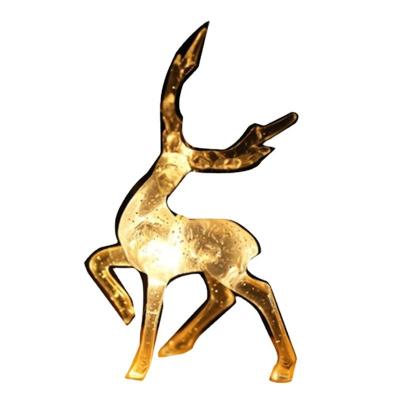 China Festival Home Decoration Christmas Waterproof Led String Lights Xmas Deer Bar Lights For Home Decor for sale