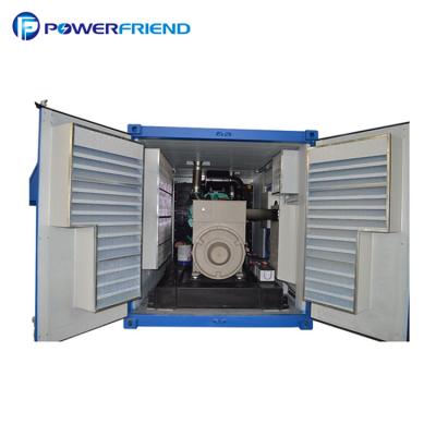 China Power Plant 1mw 2mw 3mw 4mw 5mw Electric Heavy Duty Diesel Generator Set Container Canopy PF Series for sale