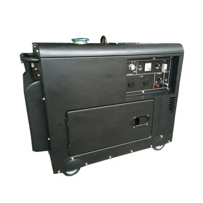 China AC electric air cooled genset portable silent generator 5kva 5kw price PD6500T for sale