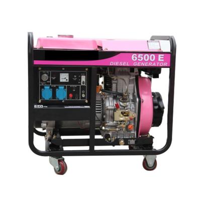 China Electric AC Generator 220v 5kw 5kva air cooled open type portable geneset 5 15 KVA for sale