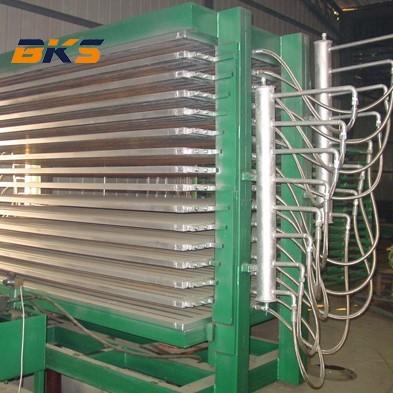 China Factory 50t 4*8ft 15 layers hot platen dryer press for plywood veneer drying machine with two cylinders for sale