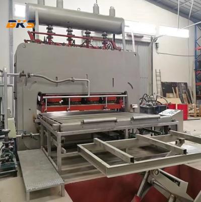 China Factory 6*9ft short 1400ton cycle melamine hot press laminating machine for MDF/HDF/particle board for sale