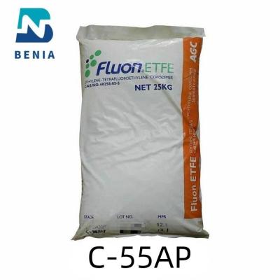 China La pelotilla de la Virgen de los fluoropolímeros ETFE del AGC Fluon ETFE C-55AP pulveriza EN EXISTENCIA todo el color en venta