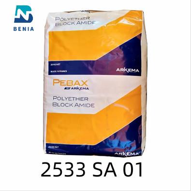 Chine Vierge médicale d'applications d'élastomère thermoplastique de SA 01 d'Arkema Pebax 2533 granuler toute la couleur à vendre