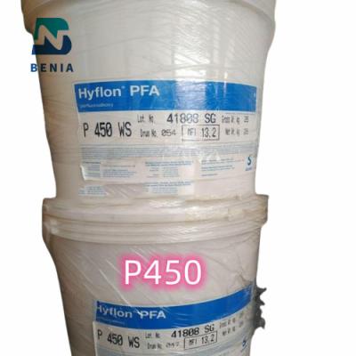 Cina Solvay PFA Hyflon P450 Perfluoropolymers/PFA Virgin Pellet/Powder in magazzino in vendita