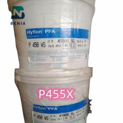 Cina Solvay PFA Hyflon P455X Perfluoropolimeri PFA pellet/polvere vergine in magazzino in vendita