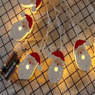 China Party Christmas Decorations Led Santa Claus Lights String Bedroom Room Lights Outdoor Christmas Lights for sale