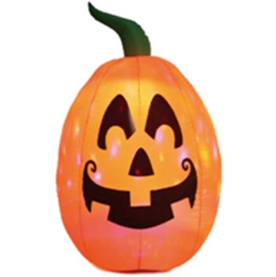 China 2021new Halloween Inflatable Disco Light Inflatables Lights 3.5ft Inflatable Pumpkin Inside Disco Light Show for sale