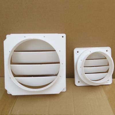 China Other Gravity Grill 150mm Outer Diameter Ducting Vent With 100mm - 4 Inch Round Spit And Non-Return Flaps for sale