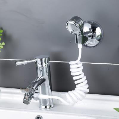 China Shampoo Barber Shop Toilet Shower Hand Faucet Water Electroplating Set Modern Small Artifact External Handheld Spout for sale