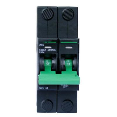 China China High Quality Factory Wholesale Hydraulic Electromagnetic Circuit Breaker DC 2P 1A-63A for sale