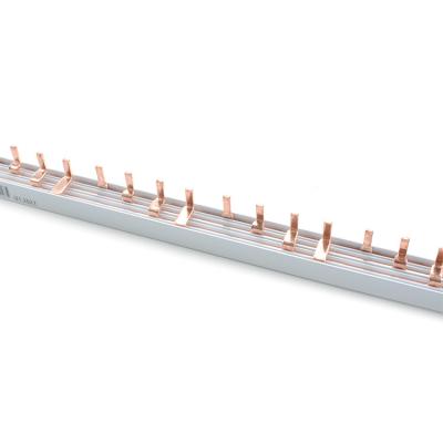 China Wholesale Good Price 4P Pin Type Copper Busbar Electric Mcb Copper Busbar C4P for sale