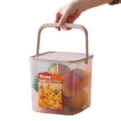 China Transparent Storage Containers Kitchen Organizer Freshness Preservation 4pcs Plastic Food Storage Box Set With Lid for sale