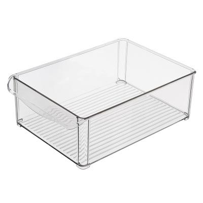 China Freshness Keeping New Design Plastic Storage Container Kitchen Pantry Bins Fridge Organizer With Lid for sale