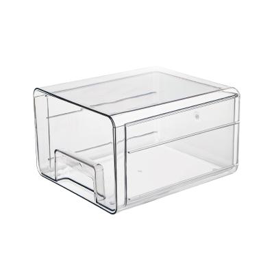 China Freshness Keeping Durable New Design Kitchen Fruit Food Storage Drawer Container Plastic Vegetable Organizer for sale