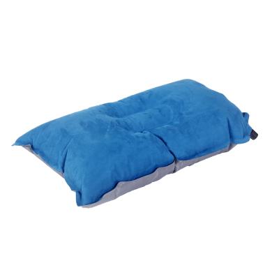 China BSCI Factory PORTABLE Camping Sponge Pillow PVC Pillow For Tent Self Inflating Camping Pillow for sale