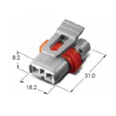 China 2 Position KET Female Automotive Connectors for sale