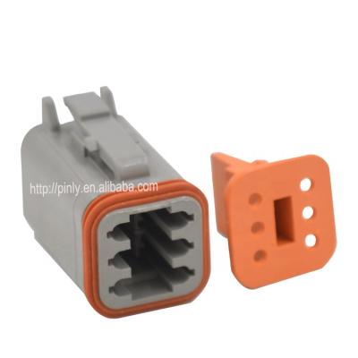 China 6 Pin Female DT Series German Zhejiang Automotive Waterproof Automotive Connector DT06-6S for sale