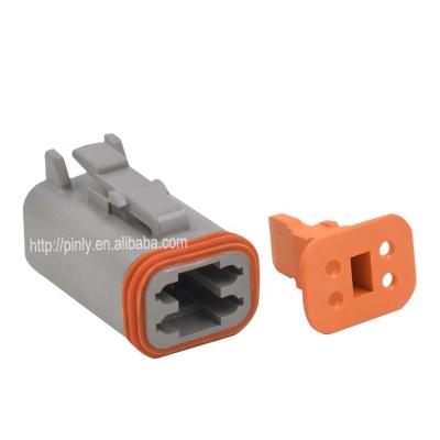 China Automotive Connectors 4 Pin German Female Automotive Wiring Connector In Box German 4 Pin Connector for sale