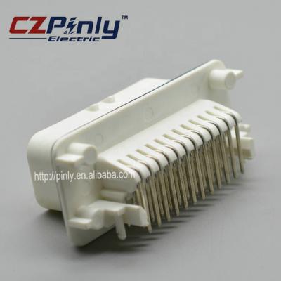 China 35 Pin Automotive Connector Right Angle ECU 776163-2 Natural Socket AMPSEAL Female Connectors for sale