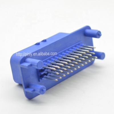 China 35 Pin Male Blue Car ECU PCB Header Series 776231-5 Ampseal Automotive Automotive Terminal Connector for sale