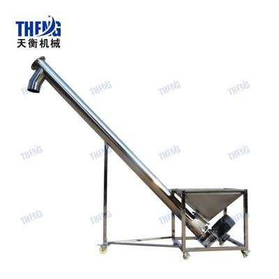 China Rusty Heavy Duty Feeding Vibrating Powder Screw Auger Conveyor Hopper Feeder For Sale for sale