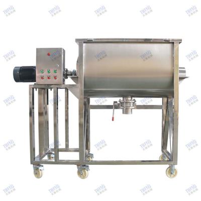 China High speed & Compact Model Double Screw Ribbon Blender Mixer Dry Powder Kneading Machine For Chemicals for sale