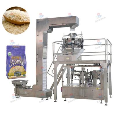 China Hot Selling Food Weighting Automatic Wrapping Machinery Vertical Zipper Bag Packaging Machine for sale