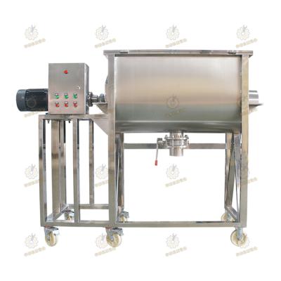 China Sprinkle Powder Professional Horizontal Ribbon Mixer for Spicy Chili Protein Powder for sale