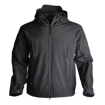 China Shell Shark Skin Fleece Waterproof Breathable Soft Windproof Anorak Tactical Coat Increasing Custom Jacket for sale