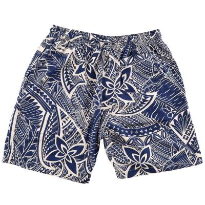 China 2021 Breathable Popular Shirt Shorts Hawaiian Beach Printing Two Piece Set, Men Swimwear Beach Swimming Shorts for sale