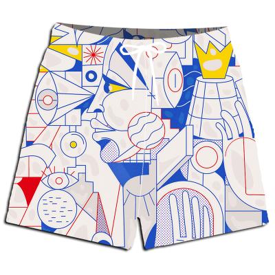 China 2021 Anti-Wrinkle Hawaiian Beach Wear Custom Designed Manufacturer Fashionable Professional Printing Shorts For Men for sale